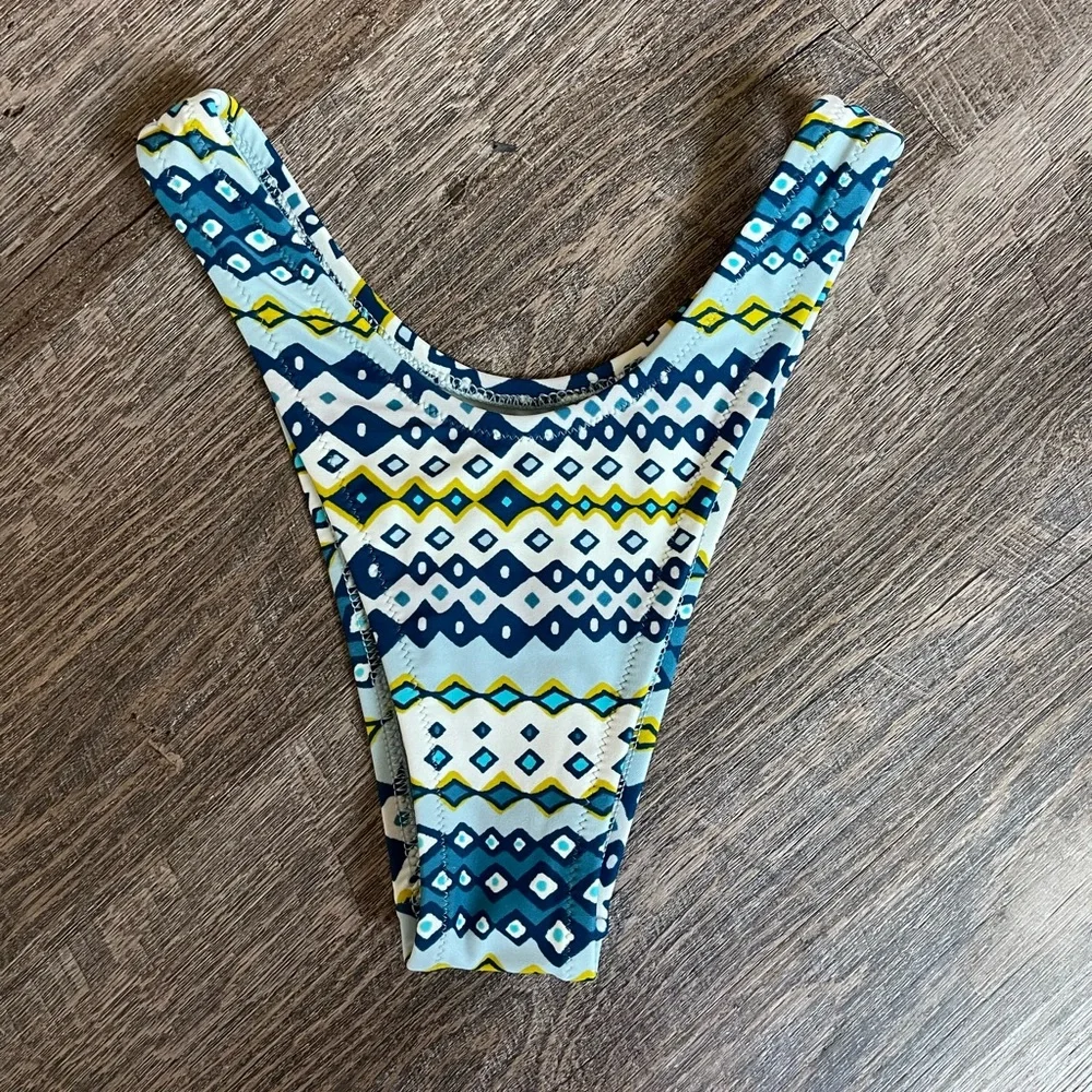 Aerie high leg cheeky bikini bottoms
